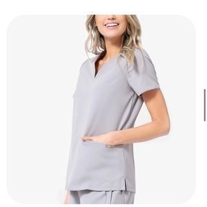 Figs Cement scrubs shirt and pants